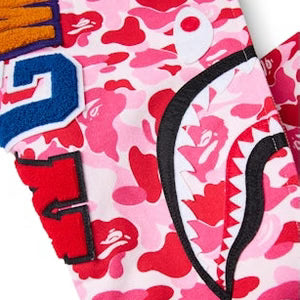 BAPE ABC Camo Shark Full Zip Hoodie Pink Sale price