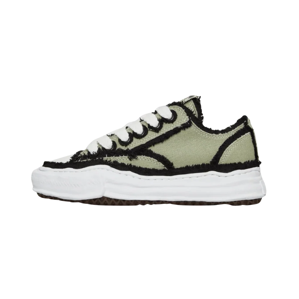 Maison Mihara Yasuhiro Peterson OG Sole Canvas Low Frayed Khaki