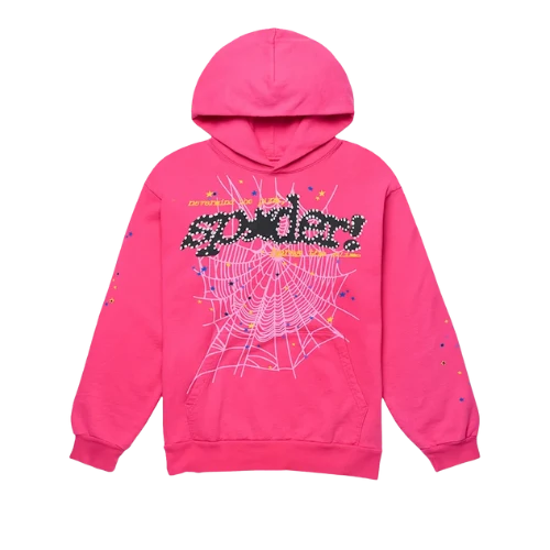 Sp5der P*nk V2 Hoodie Pink