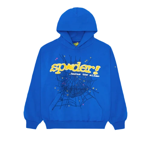 Sp5der TC Hoodie Blue