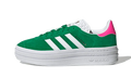 Adidas Gazelle Bold Green Lucid Pink
